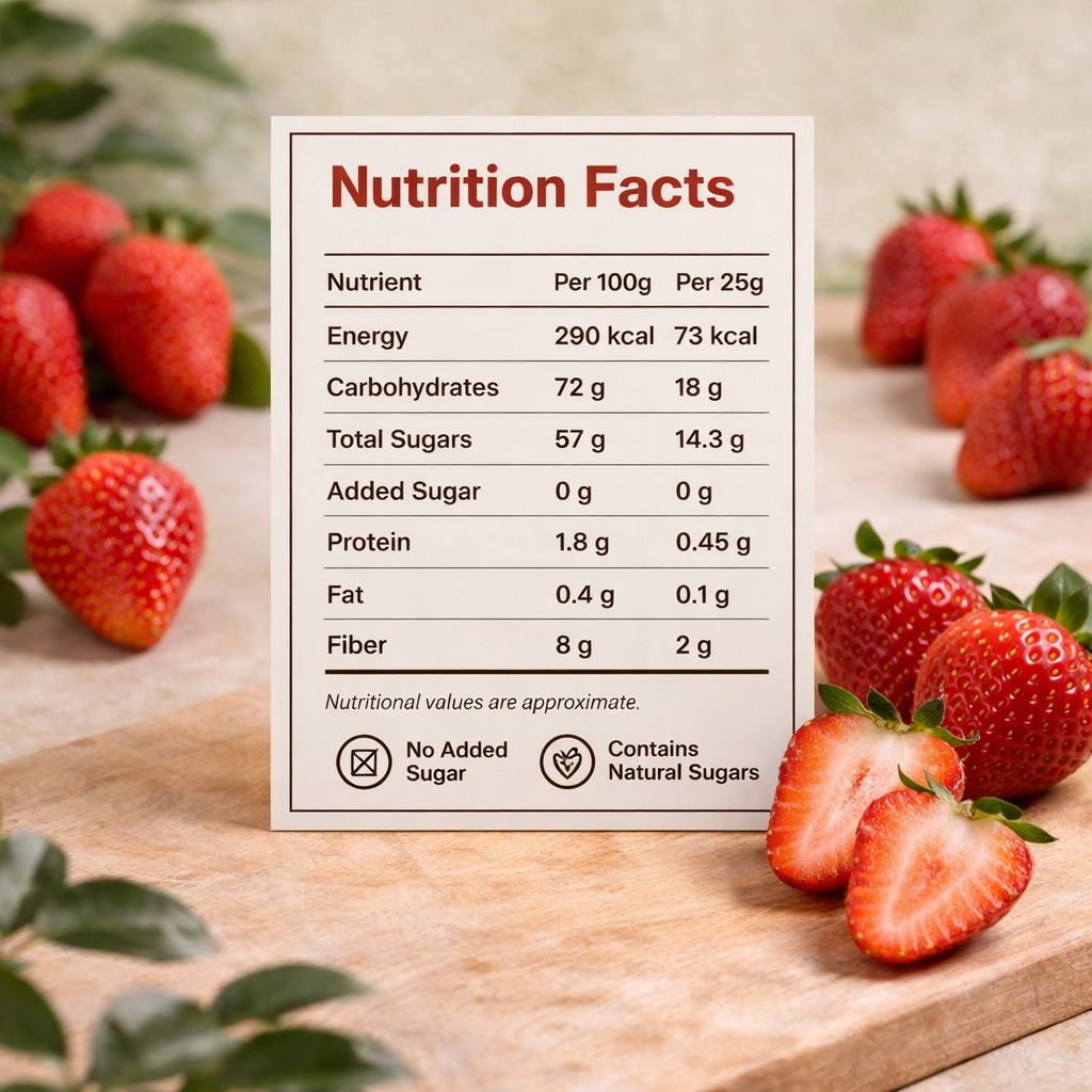 Strawberry Dehydrated Fruit